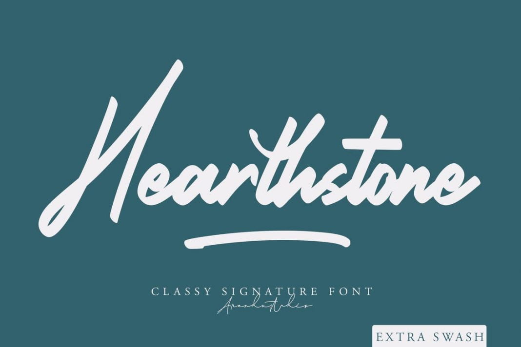 Hearthstone - Signature Font