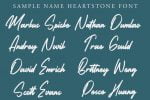 Hearthstone - Signature Font
