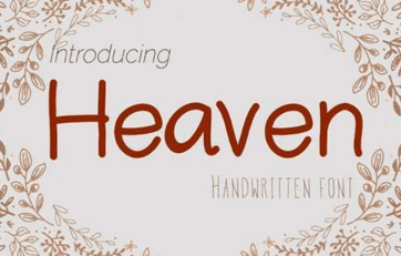 Heaven Font