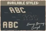 Heavy Boxing Font