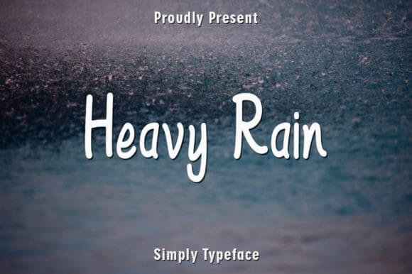 Heavy Rain Font