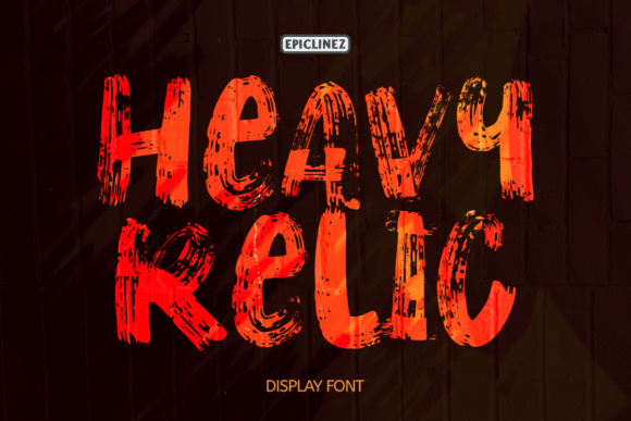 Heavy Relic Font