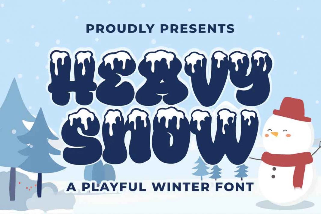 Heavy Snow Font