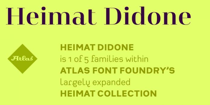 Heimat Didone Font