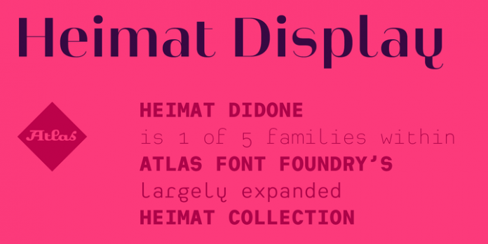 Heimat Display Font