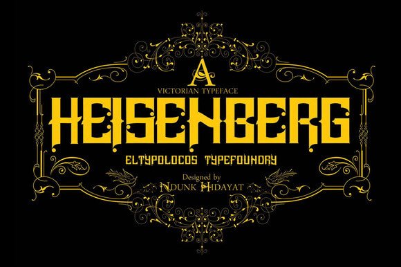 Heisenberg Font