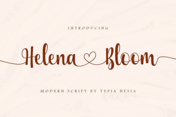Helena Bloom Font