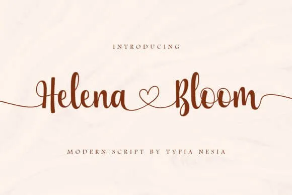 Helena Bloom Font