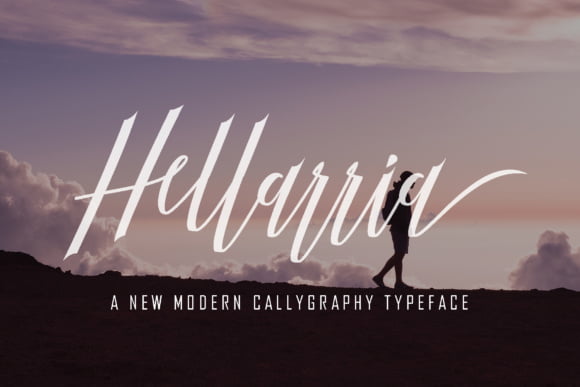 Hellarria Script Font