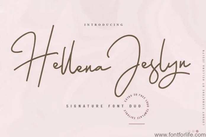 Hellena Jeslyn Font Duo
