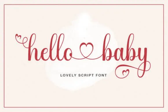 Hello Baby Font