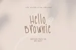 Hello Brownie Font