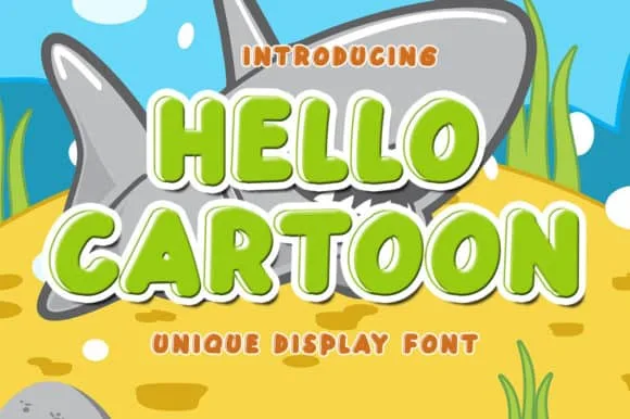 Hello Cartoon Font Hello Cartoon Font