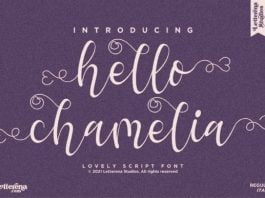 Hello Chamelia Font