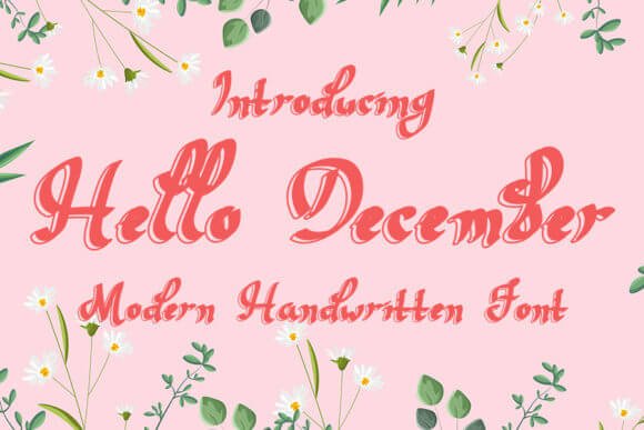 Hello December Font