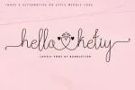 Hello Della Font