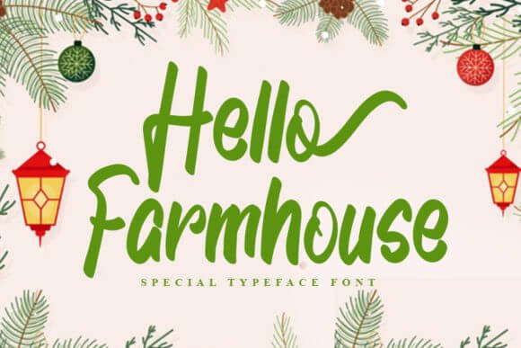 Hello Farmhouse Font