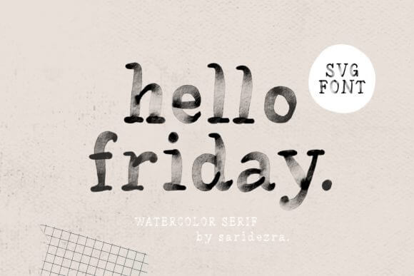 Hello Friday Font