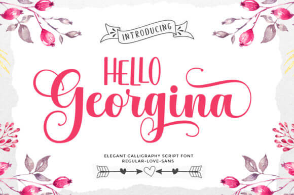 Hello Georgina Font