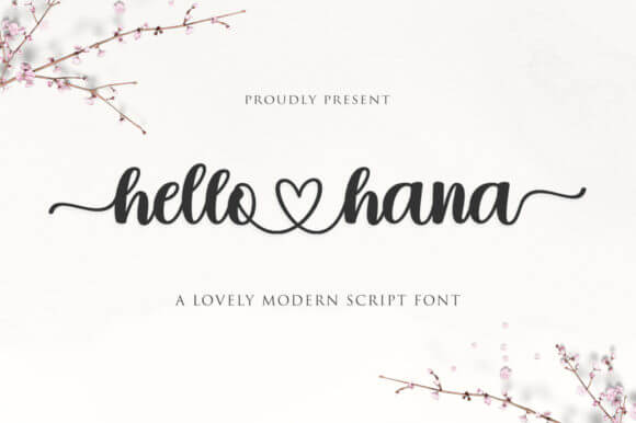 Hello Hana Font