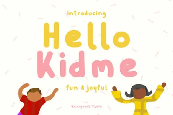 Hello Kidme Font