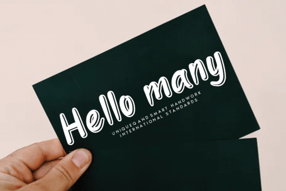 Hello Many Font