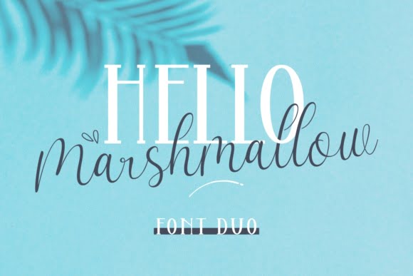 Hello Marsmallow Duo Font