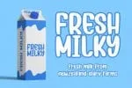 Hello Milky Font