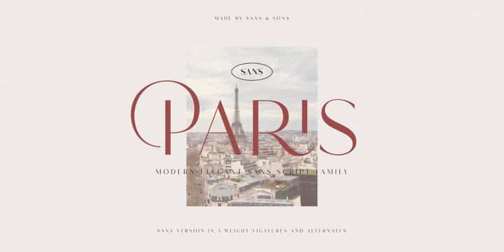 Hello Paris Sans Font Family