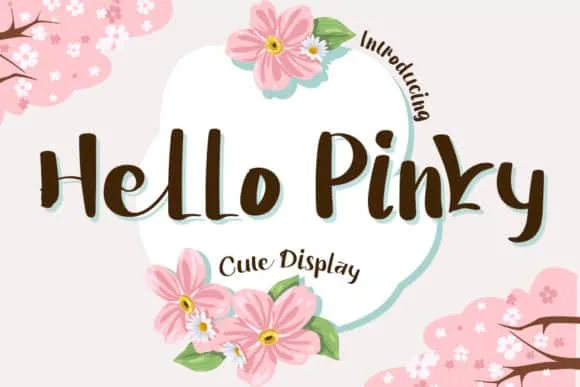 Hello Pinky Font