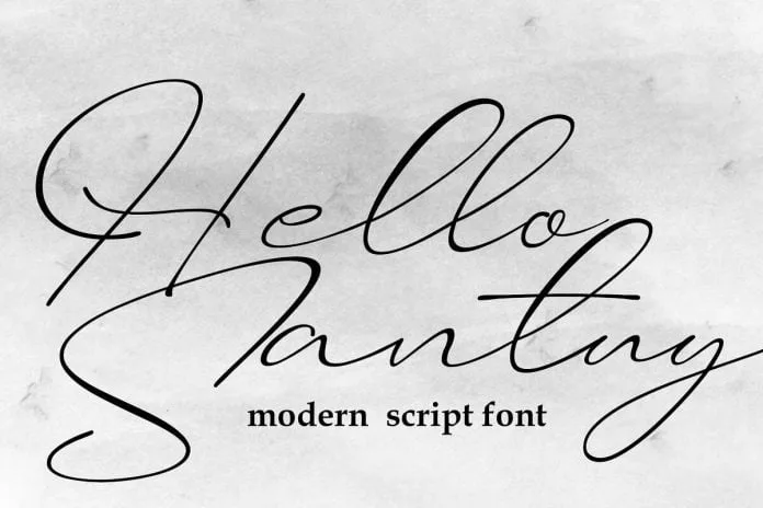 Hello Santuy Font