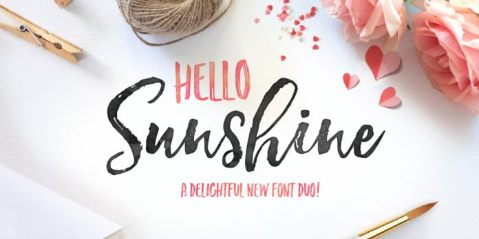 Hello Sunshine Font