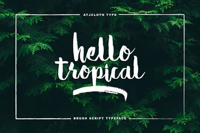 Hello Tropical Font