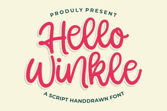 Hello Winkle Font