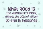 Hello Winter Font