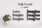 Hello World Family Font