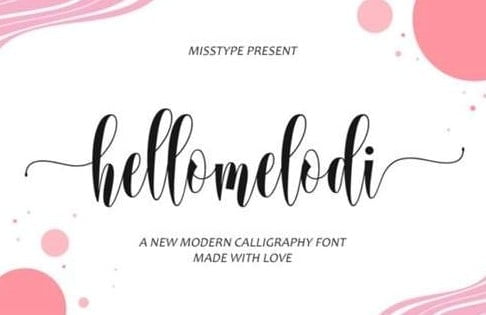 Hellomelodi Font