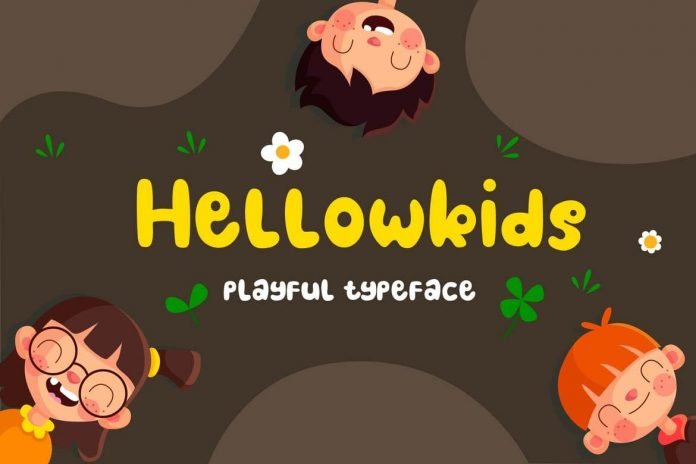 Hellowkids - Fun Children Typeface