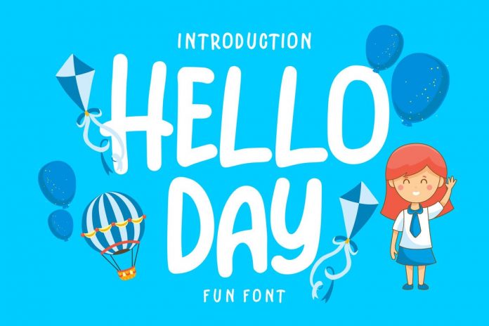 Helo Day Kids Fun Font