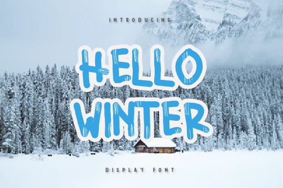 Helo Winter Font