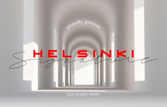 Helsinki Signature Font