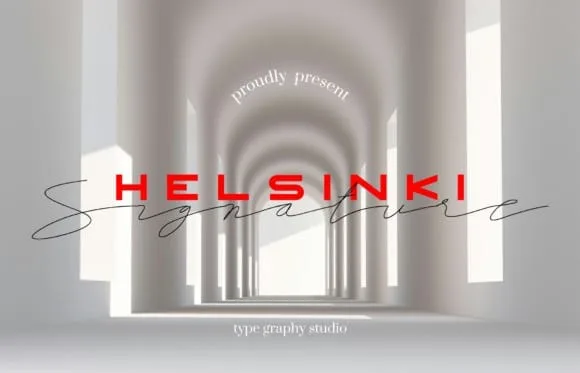 Helsinki Signature Font