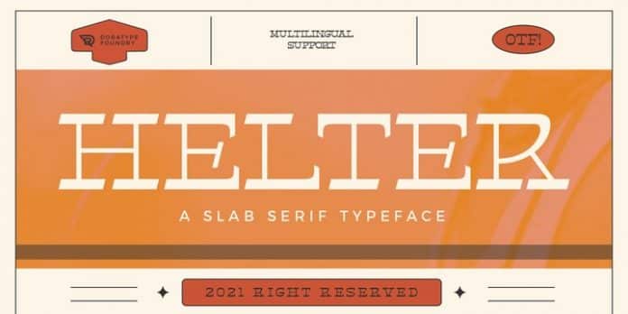 Helter Slab Font