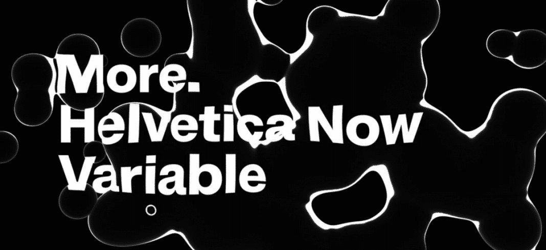 Helvetica Now Variable Font