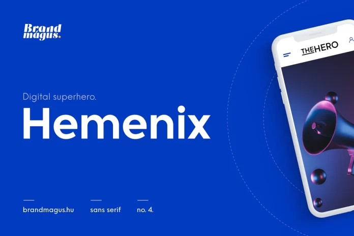 Hemenix - Powerful Energy Sans Font