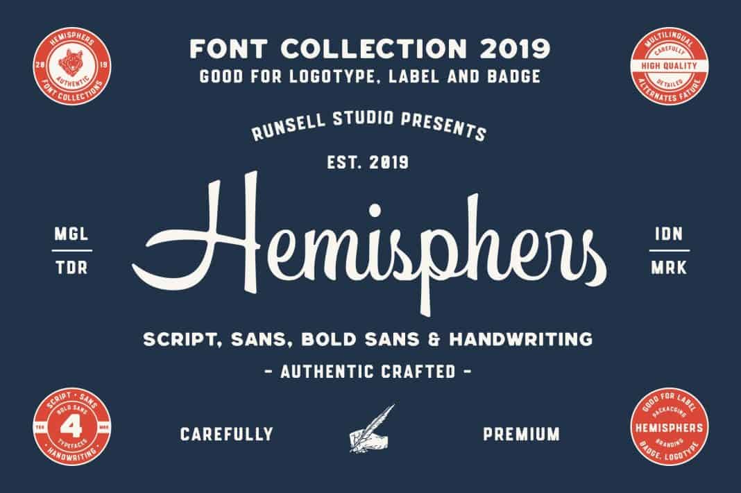 Hemisphers Font Collection