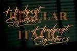 Hendycroft Signature Font