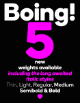 Boing Family Font