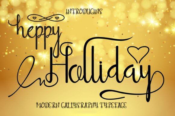 Heppy Holliday Font