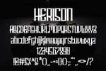 Herison Font